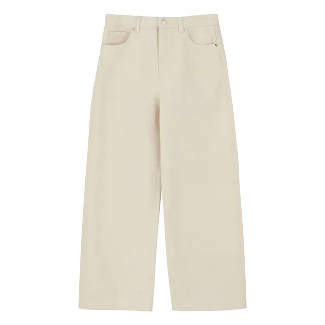 Crop Taylor Jeans aus Bio-Baumwolle | Seidenfarben