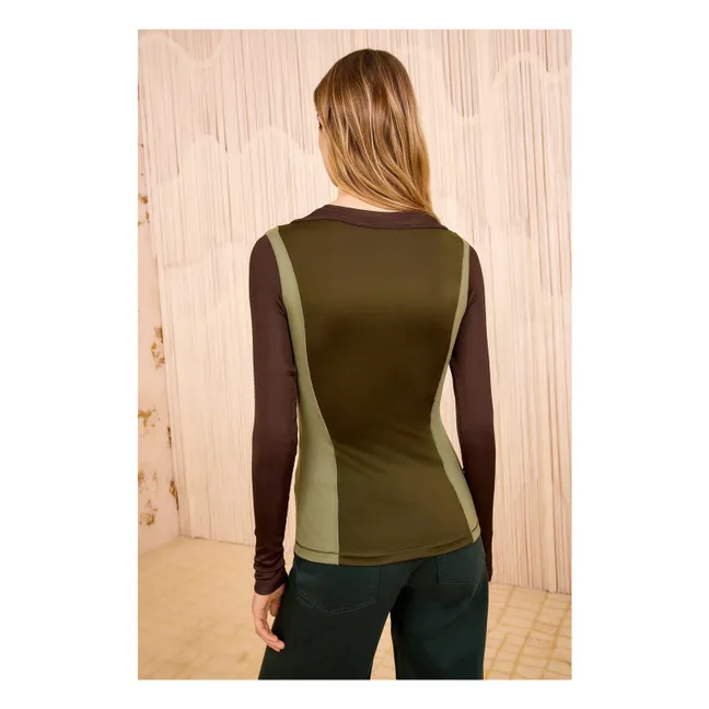 Maglietta Annete | Verde militare