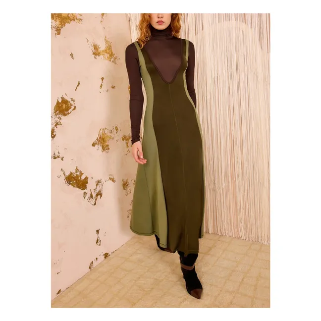 Kleid Nahla | Khaki