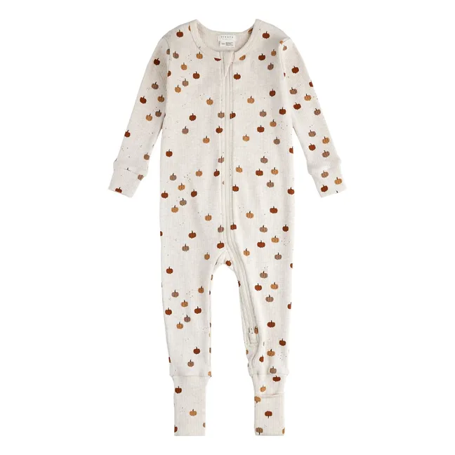 Pijama Convertible Calabazas Algodón Ecológico | Gris