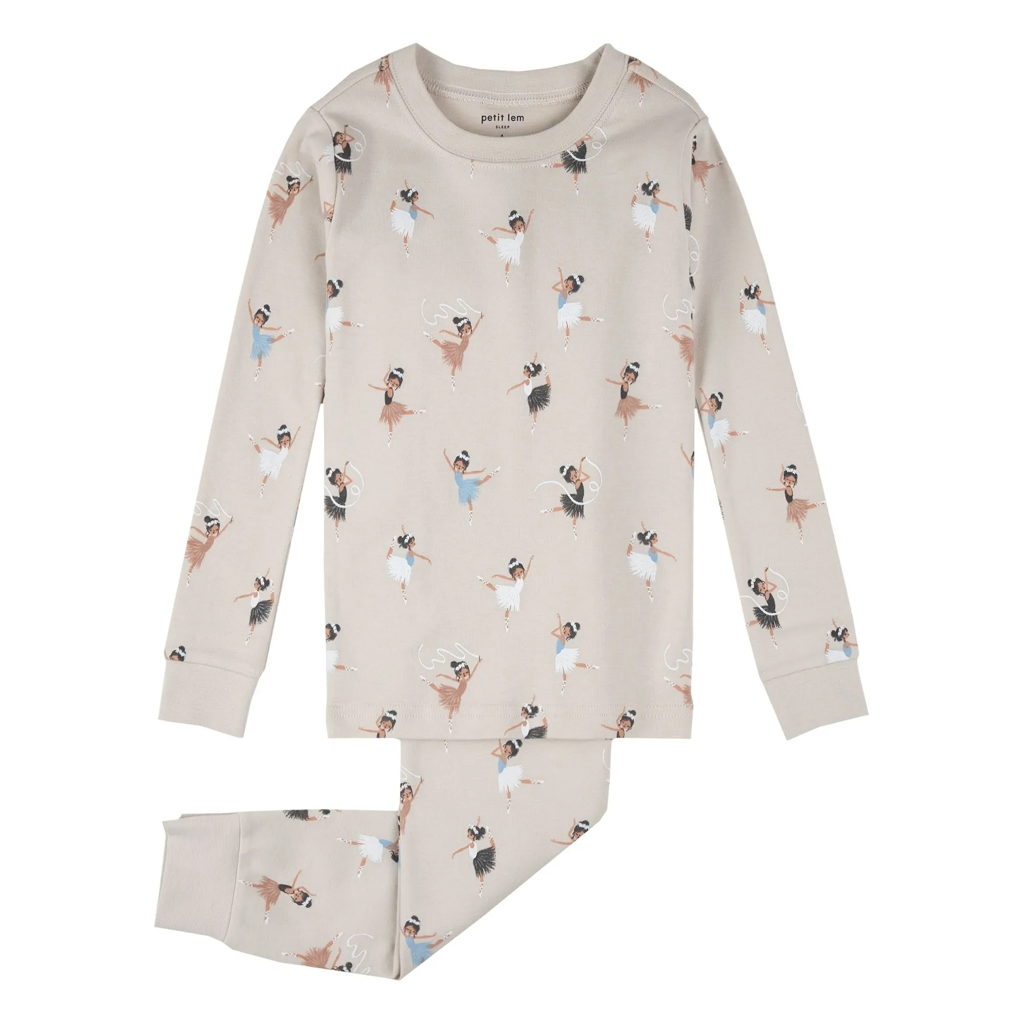 Petit Lem Pale Green Organic Cotton Ballerina Pyjamas