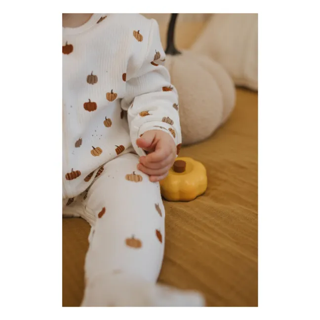 Pijama Convertible Calabazas Algodón Ecológico | Gris