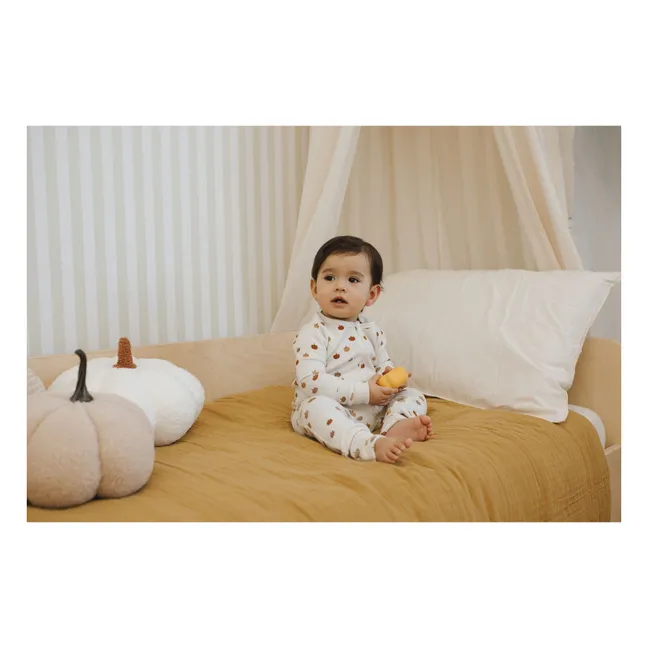 Pijama Convertible Calabazas Algodón Ecológico | Gris
