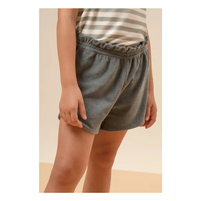 Shorts Georgy Frottee | Graublau