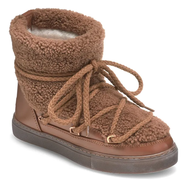 Boots Curly | Marron