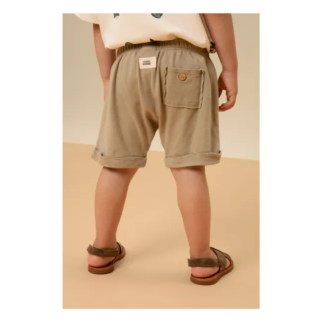 Short Simon Jersey | Taupe brown