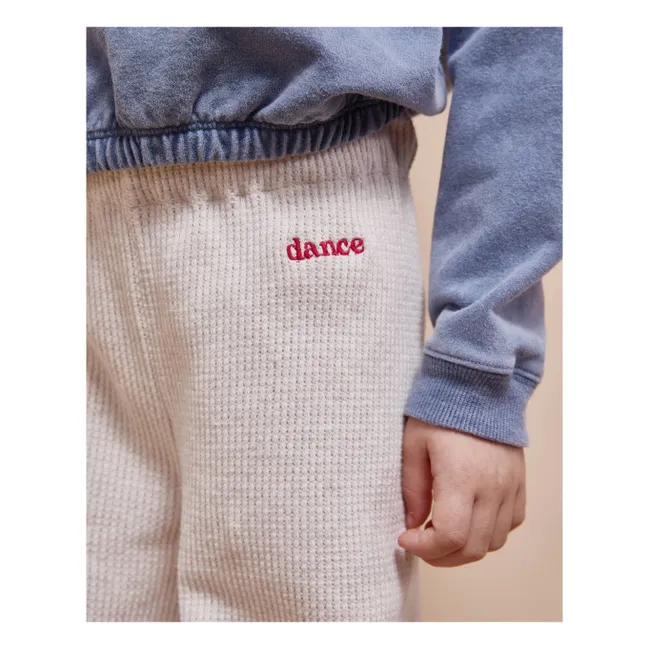 Pantalon Waffle | Ivoire