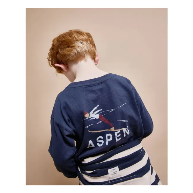 Aspen T-Shirt aus Bio-Baumwolle | Navy