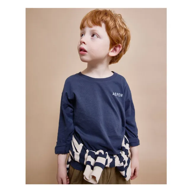 T-shirt Aspen Coton Bio | Bleu marine
