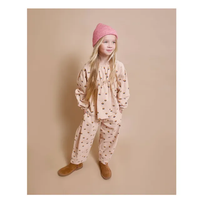 Pantalon Naïf Coton Bio | Rose