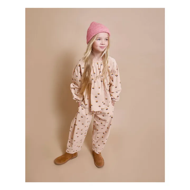 Blouse Naïf Coton Bio | Rose- Image produit n°1