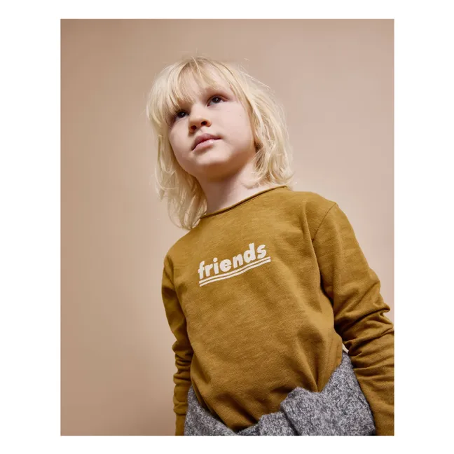 T-shirt Friends Coton Bio | Ocre