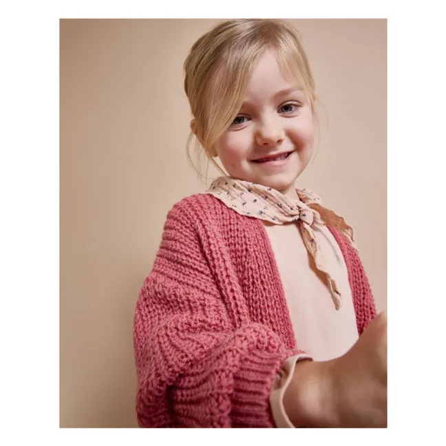 T-shirt Foulard Gaze de Coton Bio | Rose