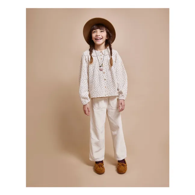 Blouse Gaze de Coton Bio | Ivoire