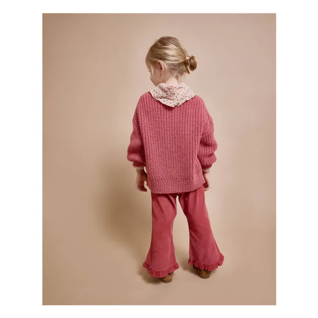 Cardigan Laine Alpaga | Mauve