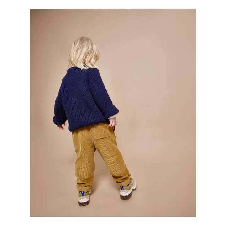 Pantalon Girly Velours Côtelé | Ocre- Image produit n°2