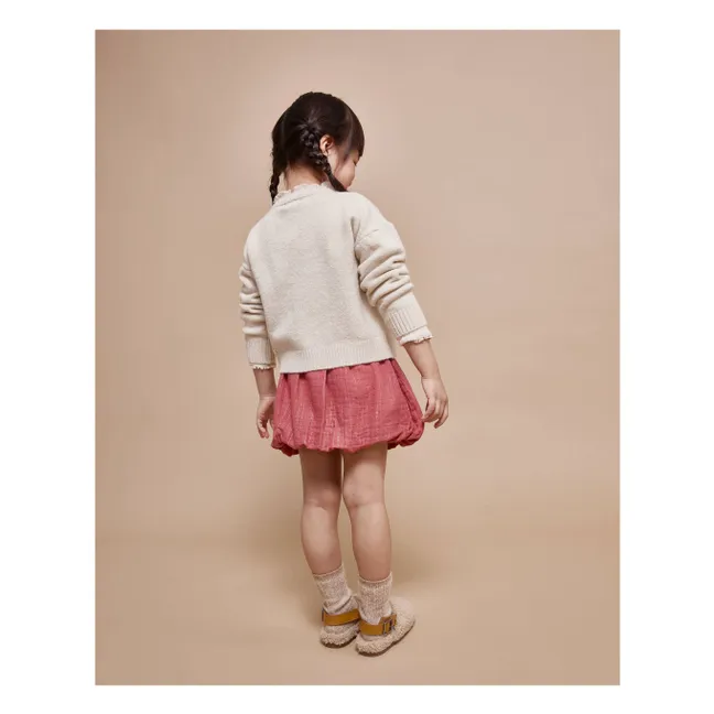 Cardigan Lurex Fibres Recyclées | Beige