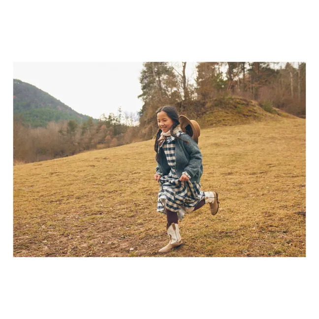 Cardigan Fibres Recyclées  | Vert Cèdre