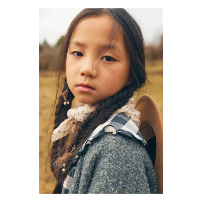 Cardigan Fibres Recyclées  | Vert Cèdre