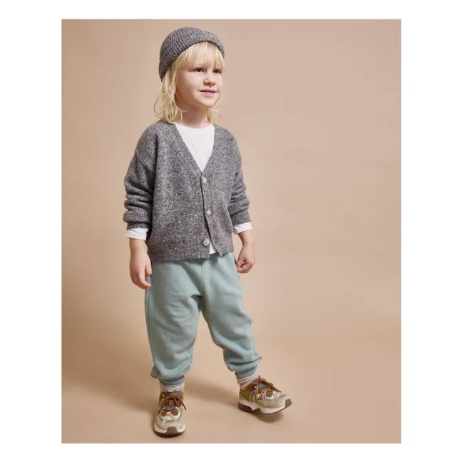 Cardigan Fibres Recyclées  | Gris