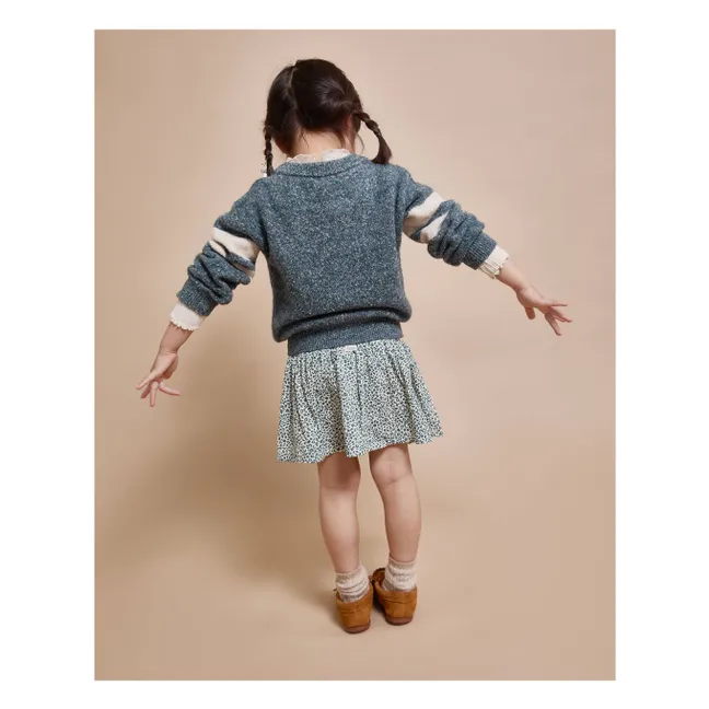 Jupe Smockée | Vert Cèdre