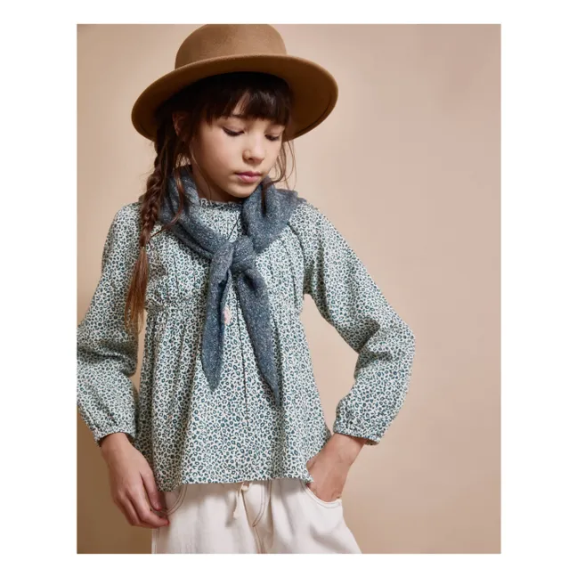 Blouse Volants | Vert Cèdre