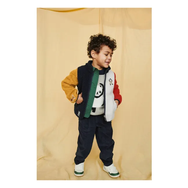 Chaqueta Sherpa Nolan de fibra reciclada | Ocre