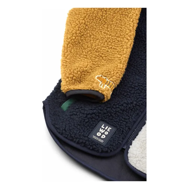 Nolan Recycled Fiber Sherpa Jacket | Ochre