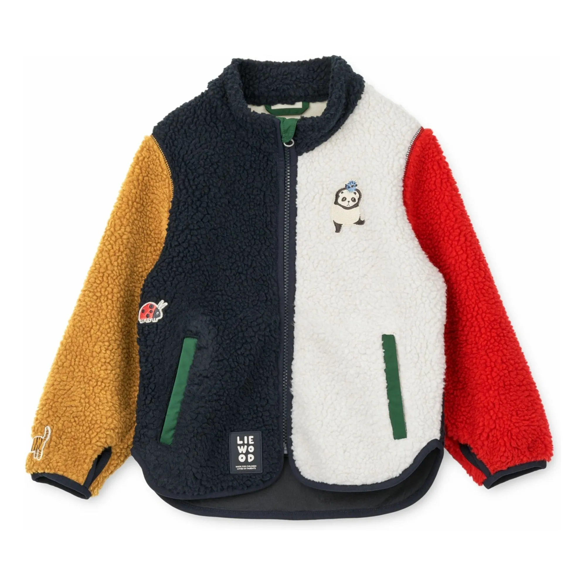 Liewood Ochre Nolan Recycled Fiber Sherpa Jacket
