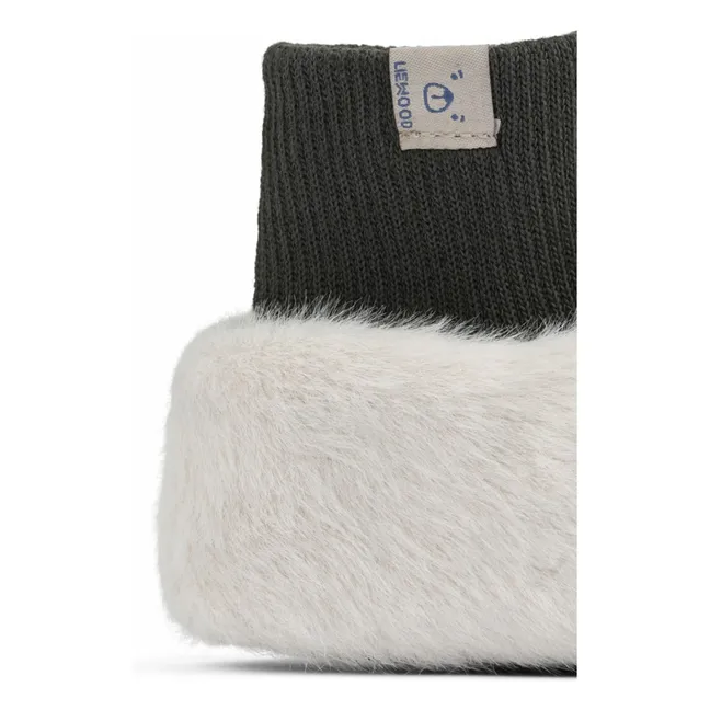 Beth Pandas Slippers | White