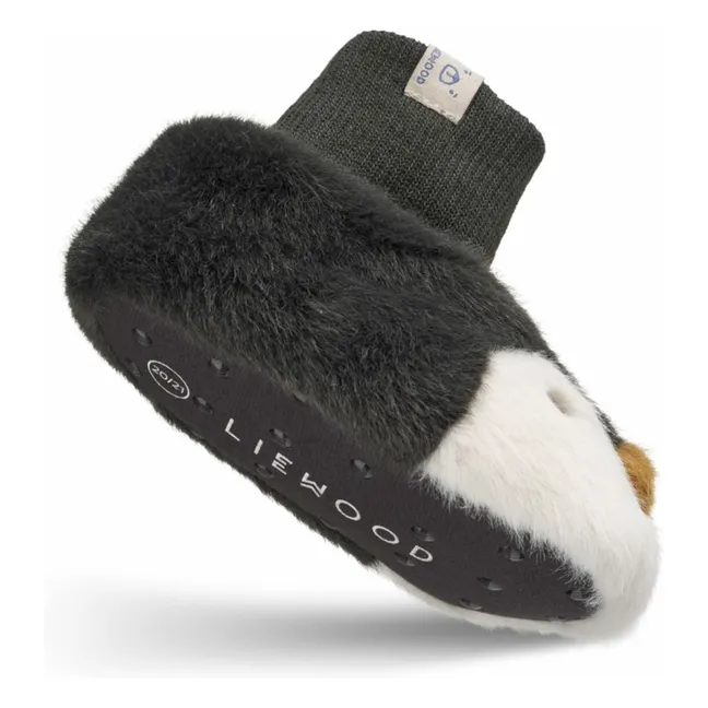 Zapatillas de pingüino Beth | Gris Antracita