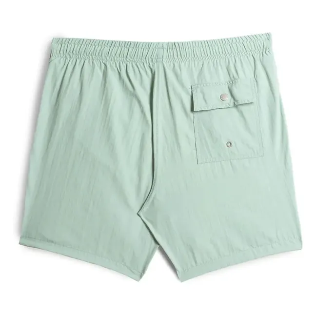 Pantaloncini da bagno in fibra riciclata Solid Ocean | Verde