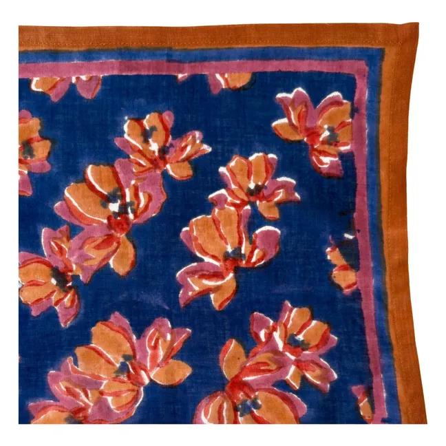 Petit Foulard Dupitta | Bleu marine