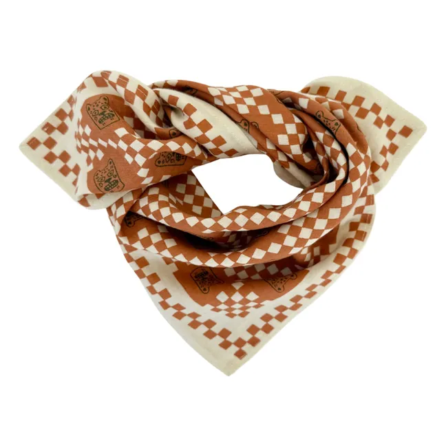 Petit Foulard Manika | Brun