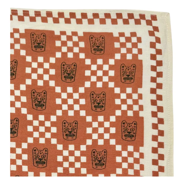 Manika Small Scarf | Brown