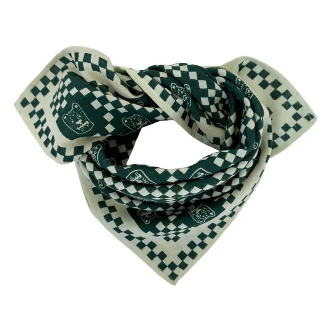 Manika Small Scarf | Green