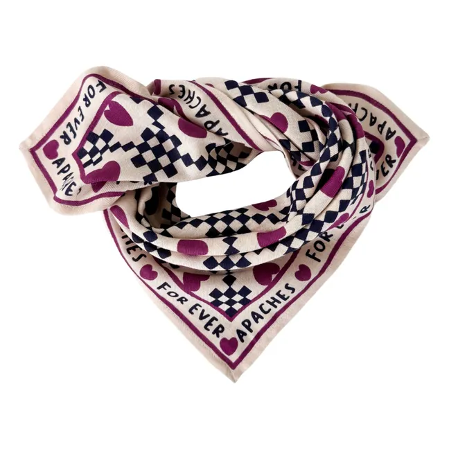 Petit Foulard Manika | Ecru