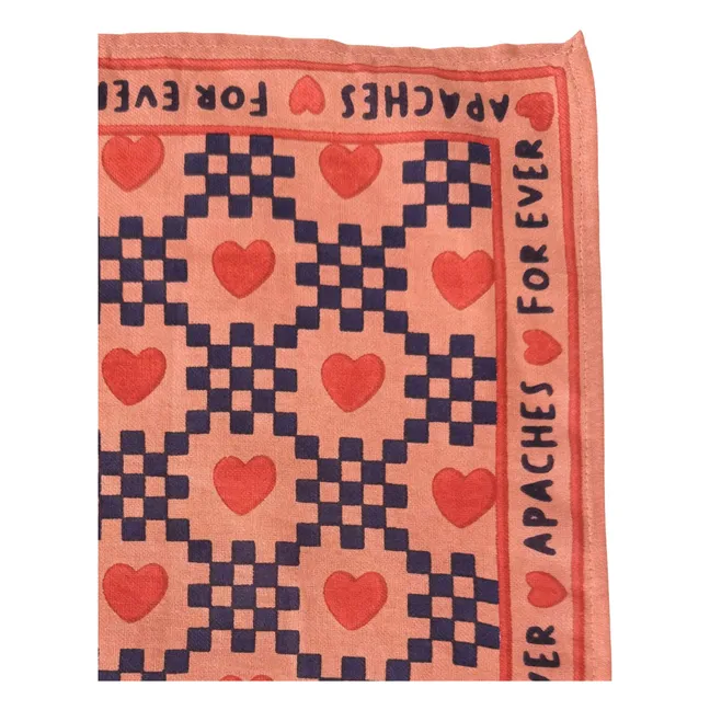 Manika Small Scarf | Blood orange