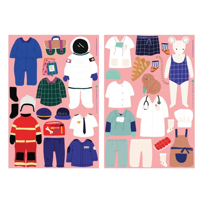 Jeu magnétique Les Métiers