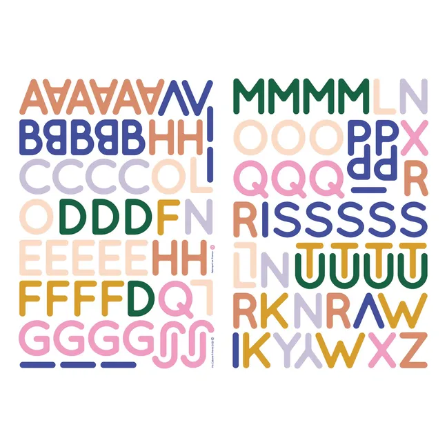 Imanes Letras Mayúsculas