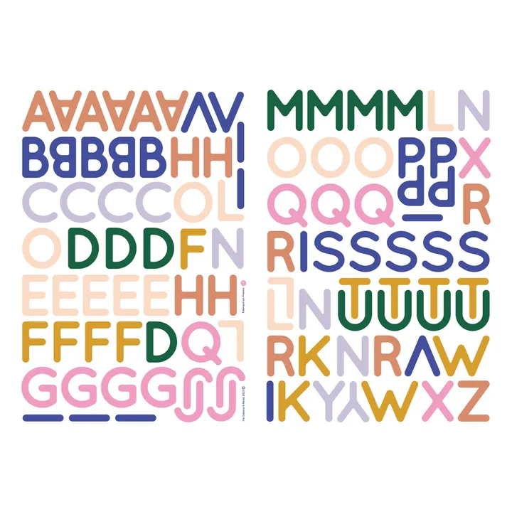 Small Capital Letters Magnets- Product image n°0