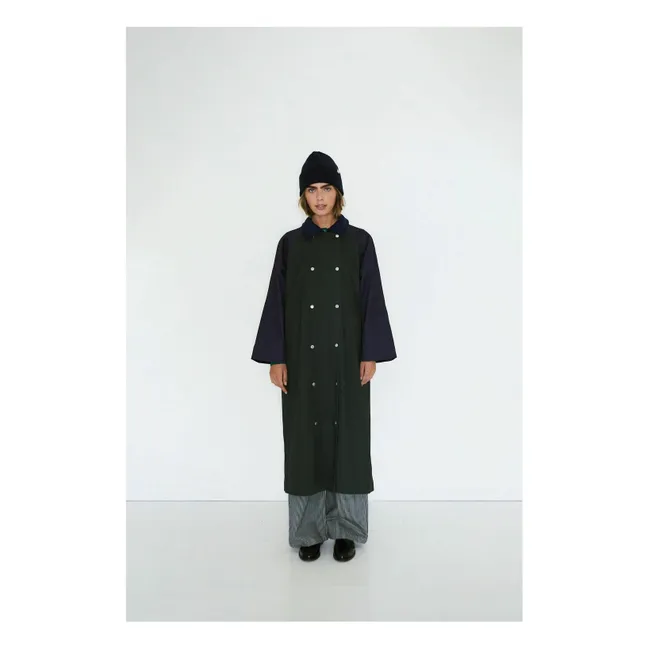 Trench Color Block | Vert kaki