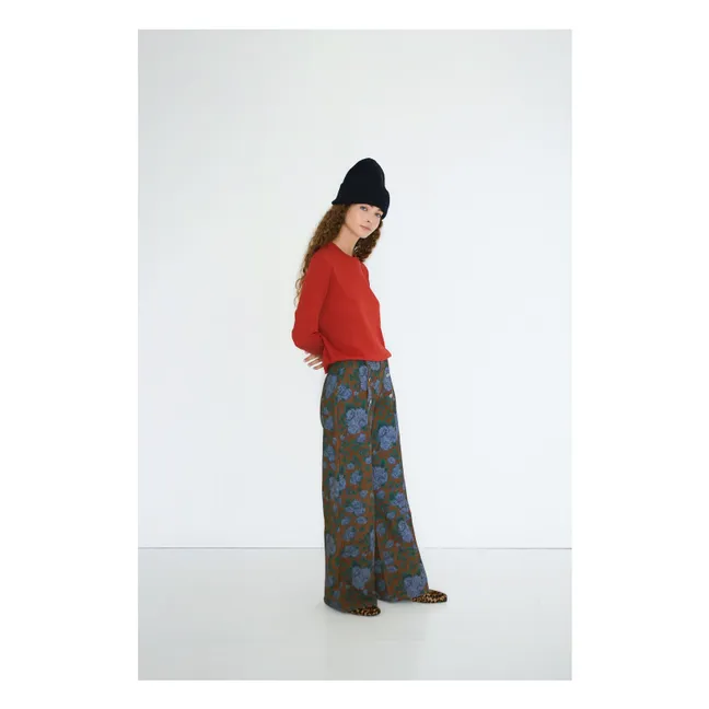 Pull Basic Laine Mérinos Extra Fine | Rouge