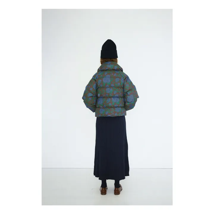 Doudoune Roses | Marron- Image produit n°1