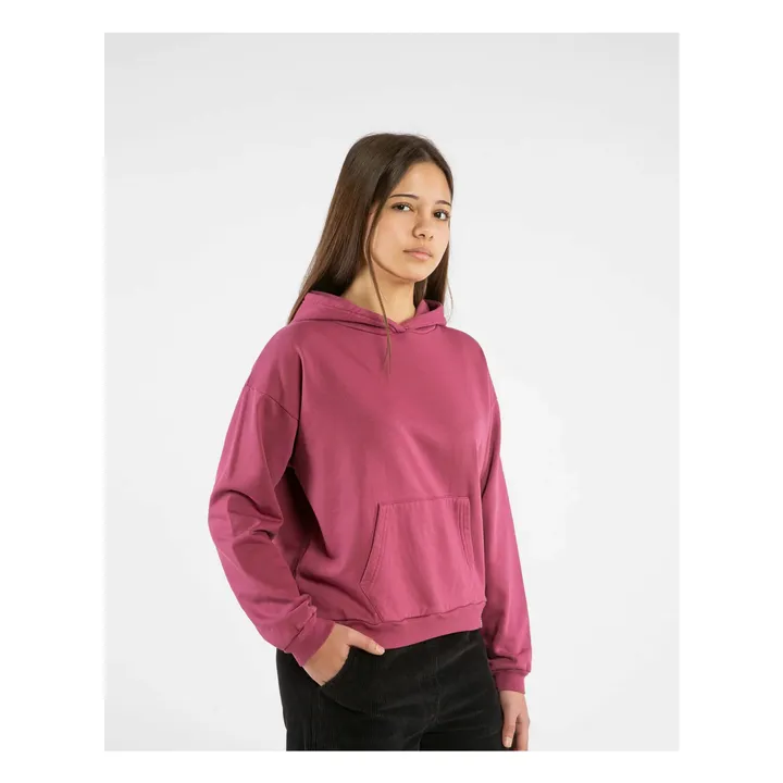 Sudadera de algodón ecológico | Ciruela- Imagen del producto n°1