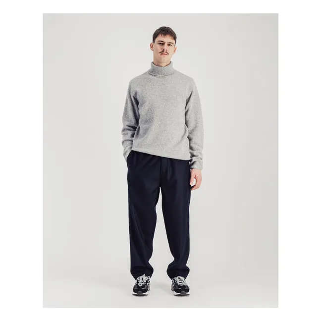 Pull Michel Laine Mérinos Superfine | Gris chiné