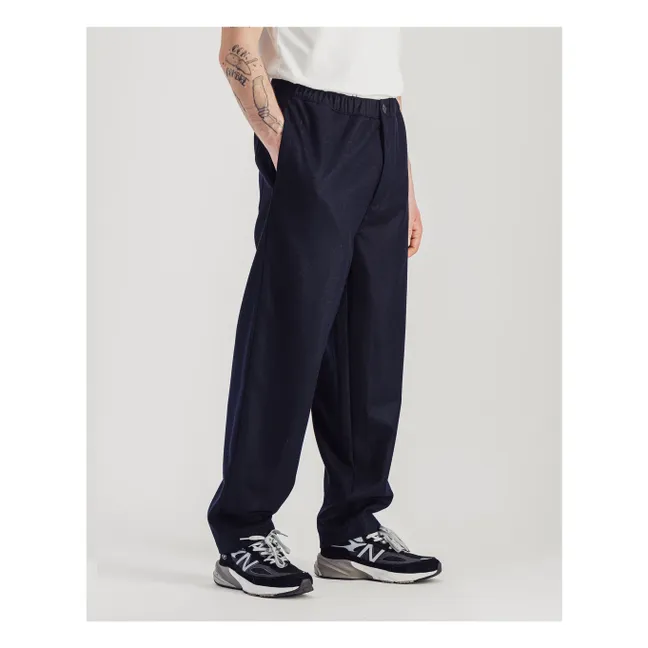 Nomad-Hose Wolle | Navy