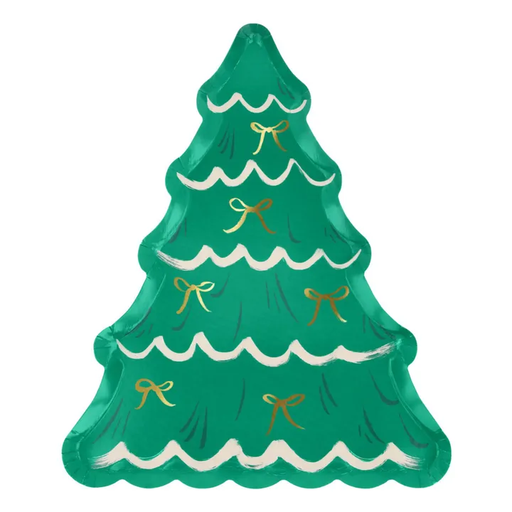 Assiettes Sapin de Noël -  Lot de 8- Image produit n°5