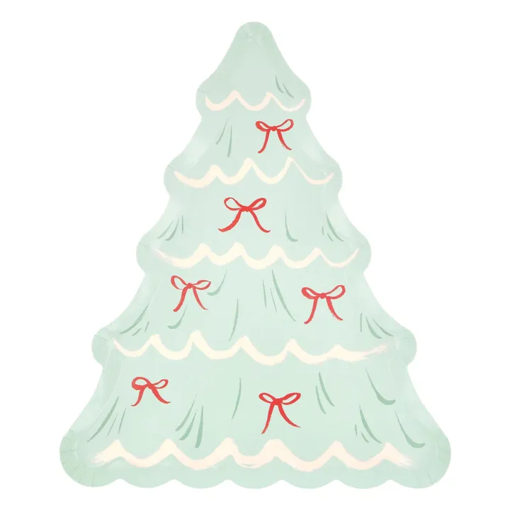 Assiettes Sapin de Noël -  Lot de 8- Image produit n°4