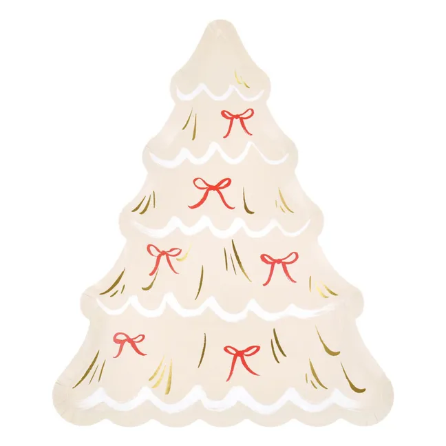 Platos Árbol de Navidad - Lote de 8